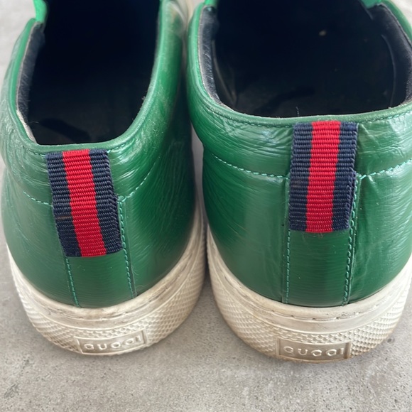 Gucci Leather Snake Loafers main image 4